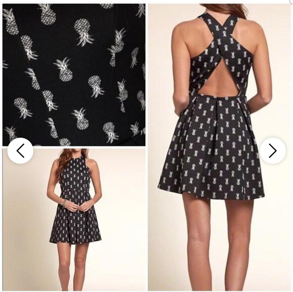 Hollister szS pineapple dress - Picture 2 of 7